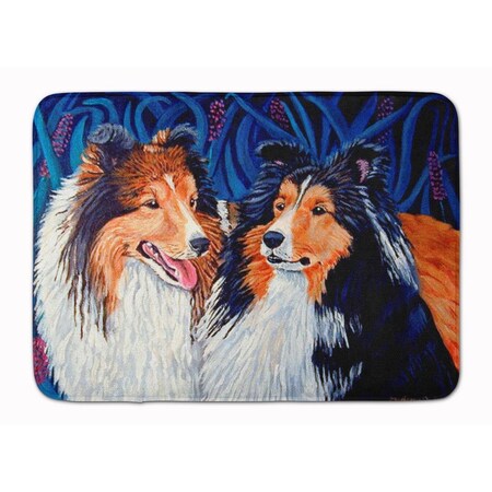Carolines Treasures Sheltie Machine Washable Memory Foam Mat 7508RUG